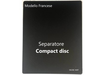 Separatore "MUSIC MAT" Mod. Francese per CD / PPL colore Nero / 60381