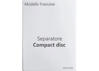 Separatore "MUSIC MAT" Mod. Francese per CD  / FOREX colore Bianco / F2009 