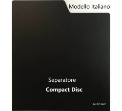 Separatore "MUSIC MAT" Mod. Italiano per CD / PPL colore Nero / 60380