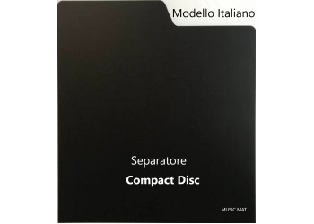Separatore "MUSIC MAT" Mod. Italiano per CD / PPL colore Nero / 60380