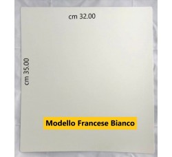 Separatore Modello Francese colore BIANCO per dischi Vinili (12" LP) Cod.S2020