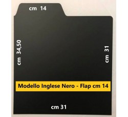 Separatore, Mod. Inglese colore NERO per dischi Vinili (12" LP) Cod.S2004