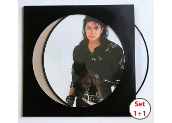 MM - Abbinamento: 10 Copertine NERE per picture disc  - 10 Buste CCP per Picture Disc 