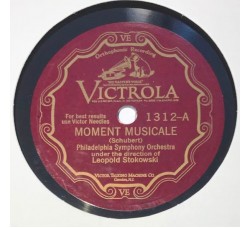 Moment Musicale-Rosamunde-Ballet Music-Schubert-Leopold Stokowski-10",78 RPM-1928