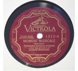 Moment Musicale / Rosamunde/ Leopold Stokowski / 10", 78 RPM