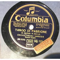 Orchestrina Gnecco / Tango di passione / 10", 78 RPM