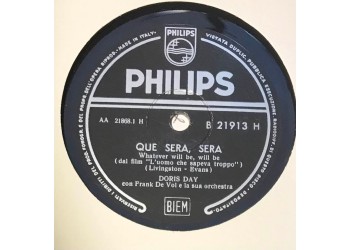 Doris Day / Percy Faith / Que sera, Sera / 10", 78 RPM