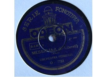 Orchestra Feruzzi  / Notte Algerina / 10", 78 RPM