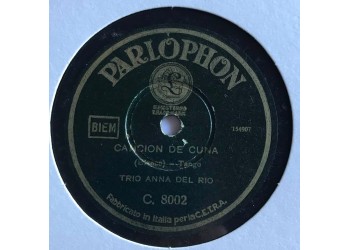 Trio Anna del Rio / Golondrina / 10", 78 RPM