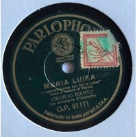 Virgilio Riento / Maria Luisa / 10", 78 RPM