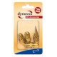 DYNAVOX 204606 - Picchi Punte Cromo (gold) Blister set 4 pezzi, Antirumore, Assorbitori 