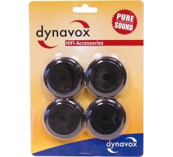 Piedini "DYNAVOX" in alluminio antivibrazioni per giradischi e diffusori (Pz 4) 206383