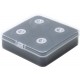 DYNAVOX 207725 - Piedini Alluminio, Blister set 4 pezzi, diametro/altezza 46x20mm  