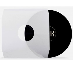 Buste interne MUSIC MAT Foderate LP 12" colore BIANCO, carta 90 g/m², angoli tagliati Cod.60013