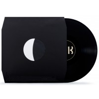 Buste interne MUSIC MAT Foderate LP 12"Inch colore NERO carta 80 g/m² angoli tagliati Cod.60031