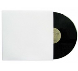 MUSIC MAT - Inner Buste interne SFODERATE senza foro per LP, 12" colore Bianco (conf. 10 pz)