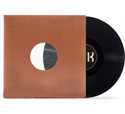 Buste interne MUSIC MAT Quadrate FODERATE LP 12" colore MARRONE carta 80 g/m² (25pz) Cod.60094