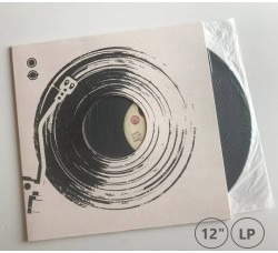 Copertine per LP /12" con foro / con stampa immagine giradischi /  Conf.10 pezzi. cod.60060