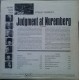 Judgment At Nuremberg – Original Film Sound / Vinile, LP, Mono /  Uscita:1961