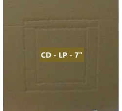 Piastre di cartone KRAFT per rinforzo spedizioni dischi LP - CD - 45 giri / 60186