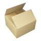 AV_BOX - Scatola Contenitore cartone KRAFT 200x200x100 mm, per spedire a 40 dischi 45 giri 