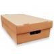 AV_BOX Scatola Cartone KRAFT con coperchio per (100) CD con custodia Jewel Case 