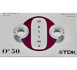 Musicassetta TDK - Audio Cassette Position NORMAL - O2/ 50 Min 