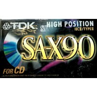 TDK SA-X 90 Audio Cassette High Position IECII/TYPEII  Cod.F0322