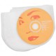 MUSIC MAT  - Bustine ANTISTATICHE protettive per CD/DVD/Blu-ray giapponesi 125x125 mm semicircolari - 50.pezzi 
