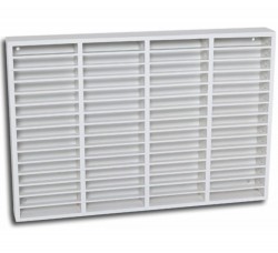 MM - Scaffale, Rack, Cassettiera legno per 60 Musicassette colore BIANCO