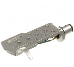 ANALOGIS, HS-16 - Porta testina Headshell alluminio Silver 8 g- Incl. Cavi