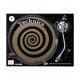 TECHNICS TAPPETINO SLIPMAT per Giradischi in feltro antistatico - Grafica SPIRALE  logo Gold