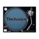 TECHNICS TAPPETINO SLIPMAT per Giradischi in feltro antistatico - Grafica GRIGIO CHIARO logo Nero