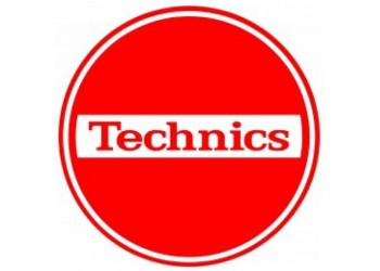 TECHNICS TAPPETINO SLIPMAT per Giradischi in feltro antistatico - Grafica BREAK logo Bianco