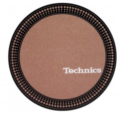 Tappetino TECHNICS Slipmats per giradischi, Feltro antistatico,  Grafica Strobo Metallic, 1pz