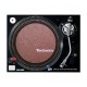 TECHNICS TAPPETINO SLIPMAT per Giradischi in feltro antistatico - Grafica STROBO logo Marrone