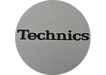 TECHNICS 20101758 Tappetino per Giradischi feltro antistatico con "grafica Nero su sfondo Argento" (1.pz) 