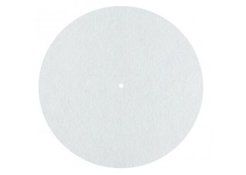 DYNAVOX Tappetino per giradischi in feltro antistatico, antiscivolo colore BIANCO - 1.pz