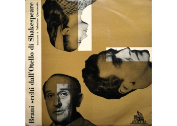 Otello Shakespeare - Gassman - Quasimodo LP 10" Cetra CLV0604 Anno 1956 Otello Shakespeare - Gassman - Quasimodo LP 10" Cetra CLV0604 Anno 1956