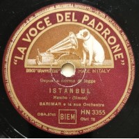 Barimar - Istanbul - Swedish Rhapsody 78 Giri La Voce Del Padrone HN3355 - Anno 1954