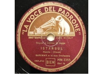 Barimar - Istanbul - Swedish Rhapsody 78 Giri La Voce Del Padrone HN3355 - Anno 1954