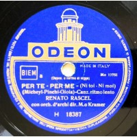 Renato Rascel - Per Te Per Me - Apache 78 Giri Odeon H18387  Anno 1954