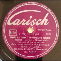 Renato Rascel - Domenica è Sempre Domenica -78 Giri Carisch CL 51010 - Anno 1957