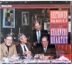 Beethoven – String Quartets Op.59 – Guarneri – Philips 432980‑2 – 2CD Mint Beethoven – String Quartets Op.59 – Guarneri – Philips 432980‑2 – 2CD Mint