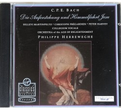 C.P.E. Bach – Die Auferstehung – Herreweghe – Virgin 7590692 – CD NM