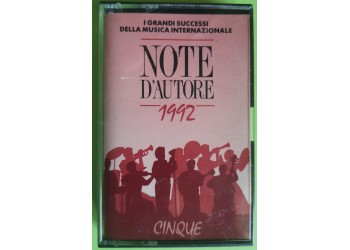 Note D'Autore 1992 - Cinque - Cassette, Compilation - MC K7 – Anno 1992