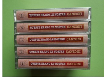 Queste Erano Le Nostre Canzoni Vol. da 1 a 5  -  5 x  Cassette, Compilation - MC K7 - 