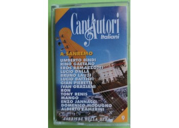 Cantautori Italiani - Vol. 9 - A Sanremo - Cassette, Compilation, MC Tape  RCS Editori - Anno 1995