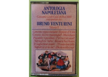 Bruno Venturini - Antologia Napoletana Vol. 2 - Cassette, Compilation , - MC Tape - Up – MCUP 5198 - Anno 1978