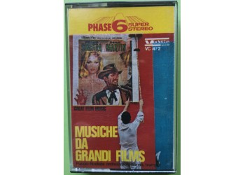 Musiche Da Grandi Films - Puccio Roelens Orchestra- Al Korvin - Cassette, - MC Tape  Phase 6 Super Stereo – VC 472 -  Anno 1969